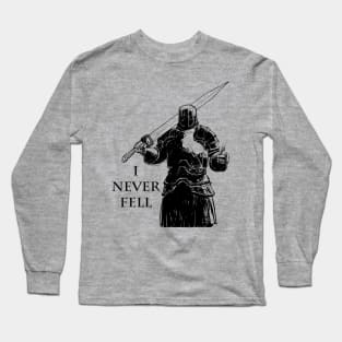 Black Iron Tarkus never fell Long Sleeve T-Shirt